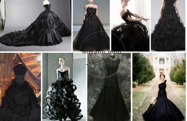 Đẹp HÚT MẮT với bộ sưu tập áo cưới màu đen HUYỀN BÍ