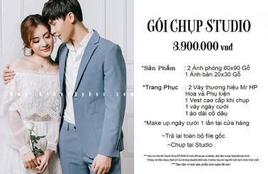 “Chụp ảnh cưới giá bao nhiêu?” – Tại Studio, Dã ngoại, Phim trường?
