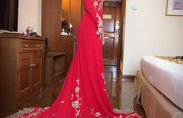 {ĐIỂM DANH} Những mẫu áo dài cưới cách tân 2018 được ưa chuộng nhất hiện nay