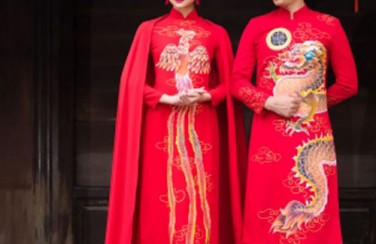 Giới thiệu những mẫu áo dài nam cách tân đám cưới