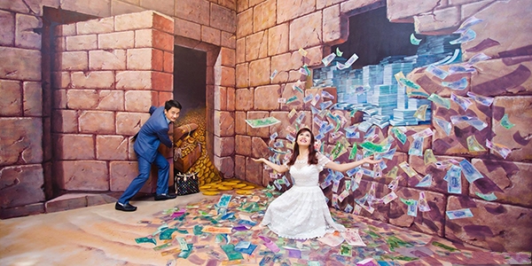 ảnh cưới công nghệ 3d