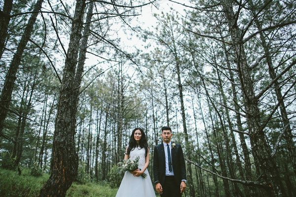 ảnh cưới rừng thông