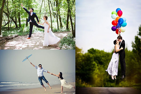 ý tưởng chụp ảnh cưới độc đáo