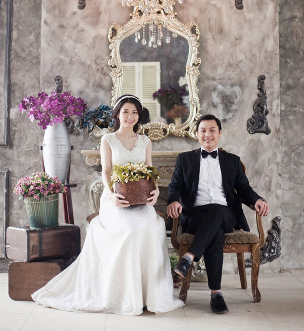 ảnh cưới chụp tại studio