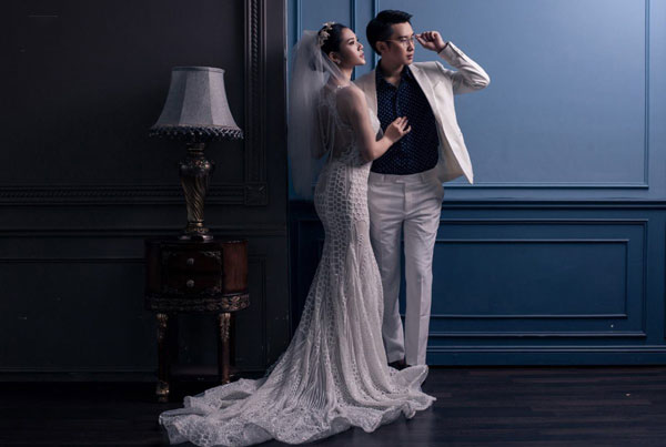 chụp ảnh cưới tại studio