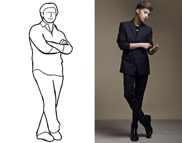 các tư thế chụp ảnh đẹp cho nam