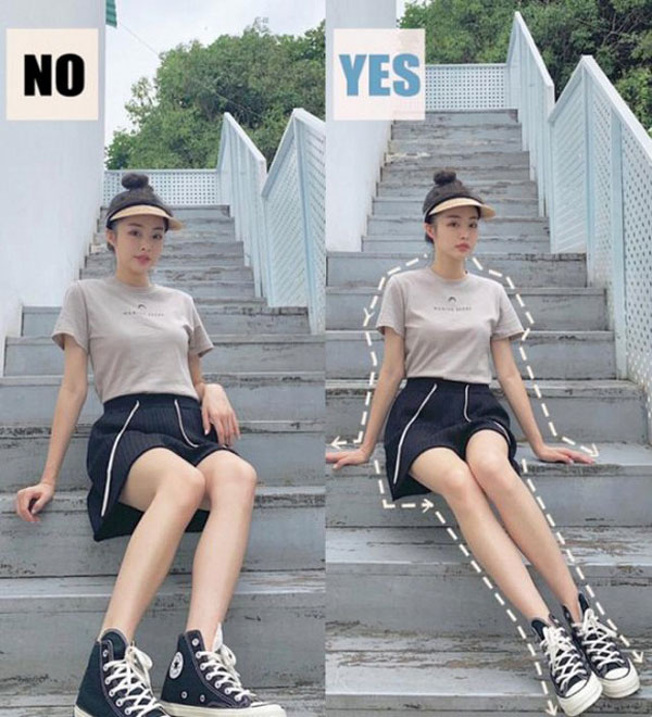 cách chụp ảnh cho người béo