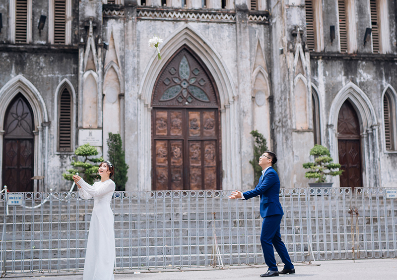 ảnh viện áo cưới hà thành