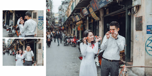 chụp ảnh cưới phố huế