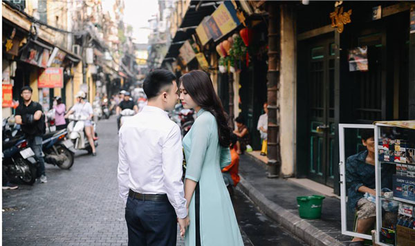chụp ảnh cưới phố huế