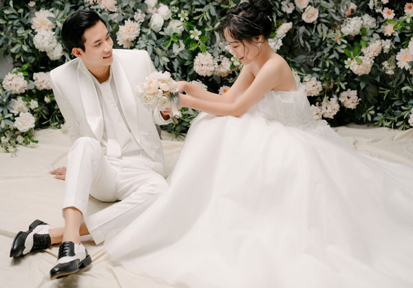 chụp ảnh cưới kiểu hàn quốc