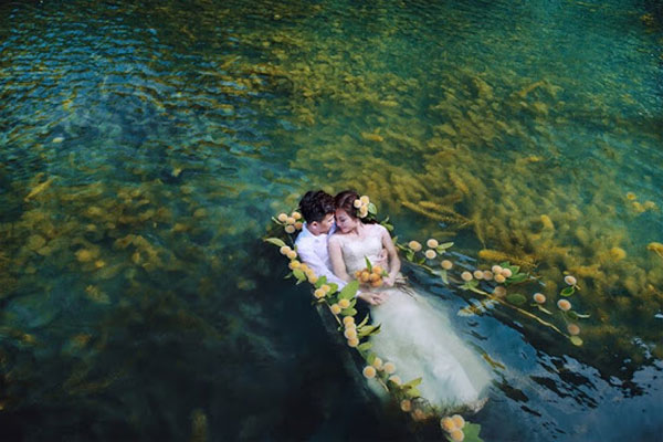 chụp ảnh cưới tràng an ninh bình