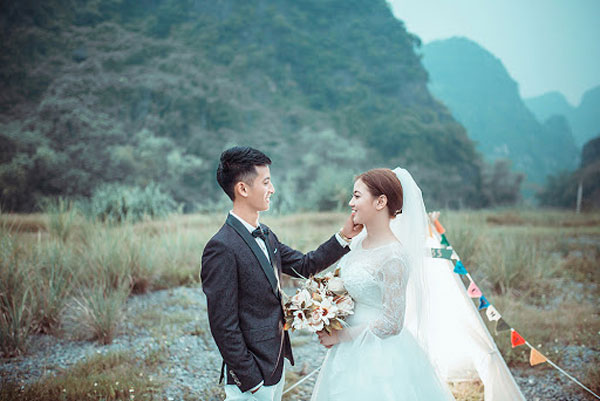 chụp ảnh cưới tràng an ninh bình